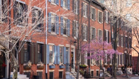 Houses in Philadelphia.