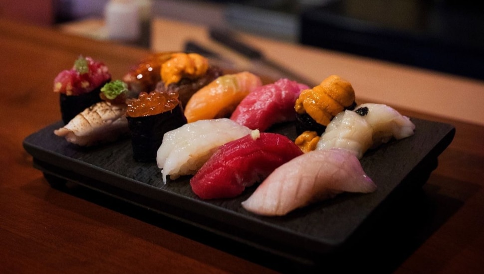 Japanese omakase.