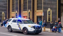 A Philadelphia police car.