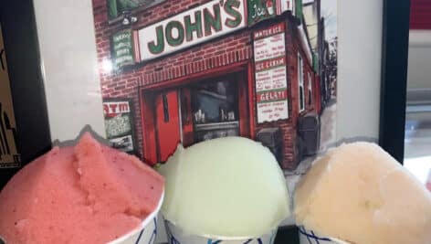 Water ice from John's Water Ice.