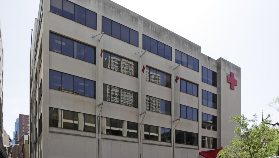 American Red Cross building in Center City.