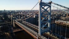 Ben Franklin Bridge.