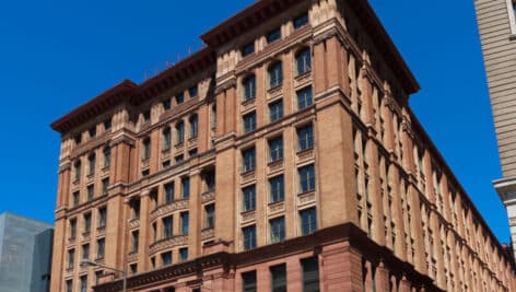 The Bourse building exterior.