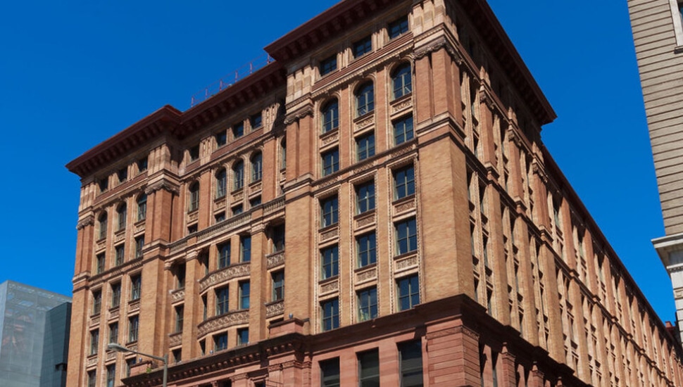 The Bourse building exterior.