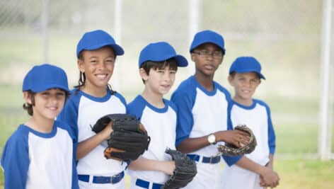 Young players of Harlem Little League.