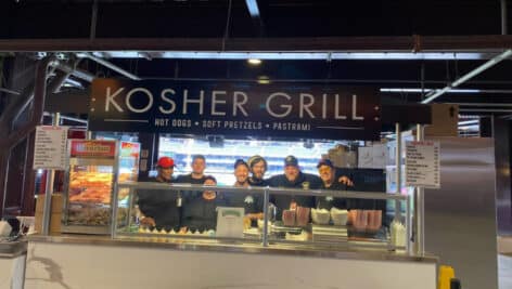 Workers at Kosher Grill.