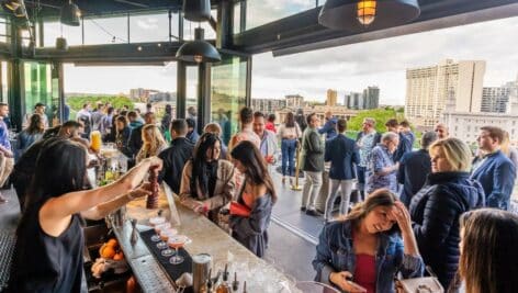 Rooftop Hotel Bar at The Logan Hotel in Philadelphia