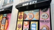 Chip City Cookies' soon-to-open storefront in Rittenhouse Square.