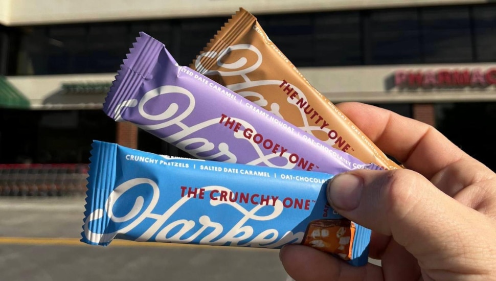 The three kinds of Harken Sweets bars.