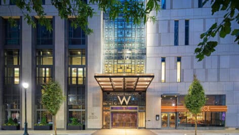 W Philadelphia exterior in Center City.