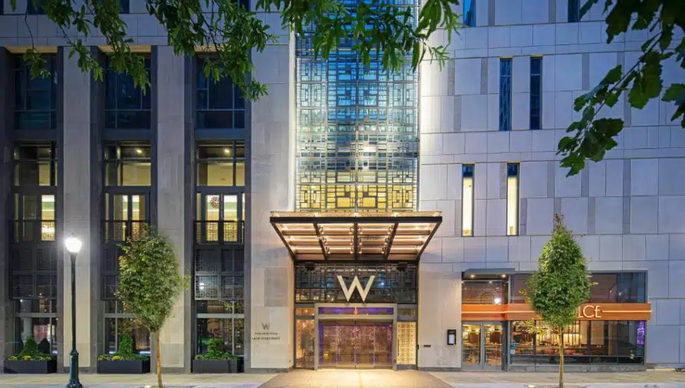 W Philadelphia exterior in Center City.