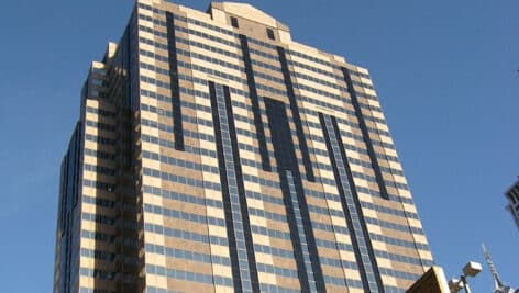 Two Logan Square building in Center City Philadelphia.