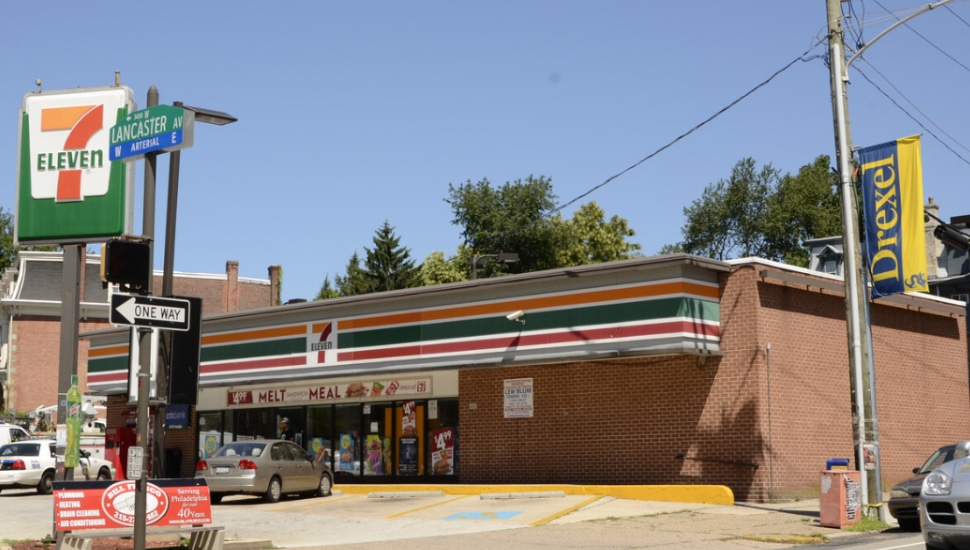 7-Eleven site on Lancaster Avenue in University City.