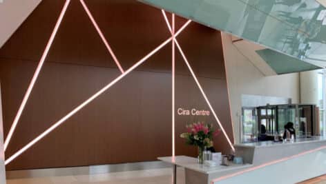 Cira Centre lobby.