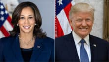 Kamala Harris and Donald Trump.