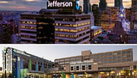 Jefferson Health and Lehigh Valley Health campuses.