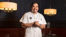 Chef Jose Garces inside Amada.