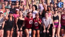 A group of women members of the Philly Slow Girl Run Club.