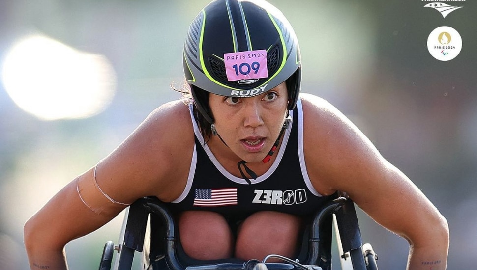 Emi Perry at the Paralympics.