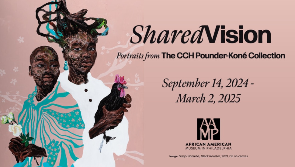 “Shared Vision: Portraits from The CCH Pounder-Koné Collection.” graphic.