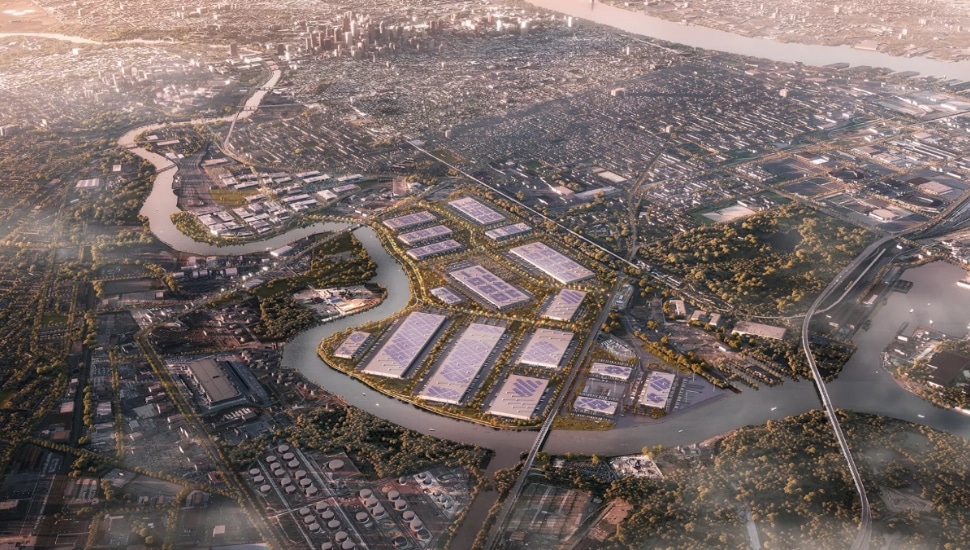 Bellwether District overhead.