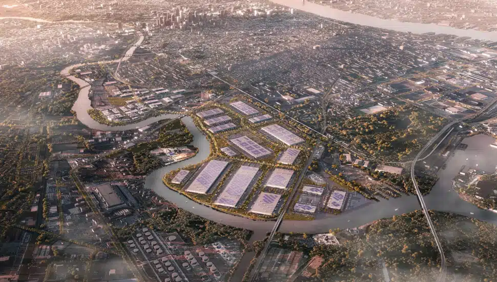 Bellwether District overhead.