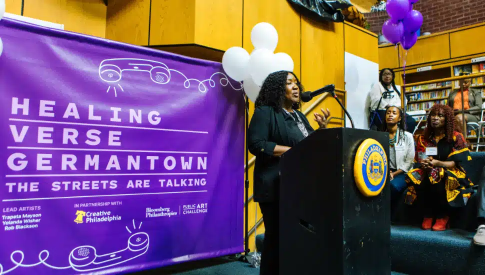 Trapeta Mayson speaking.