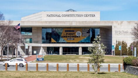 National Constitution Center exterior.