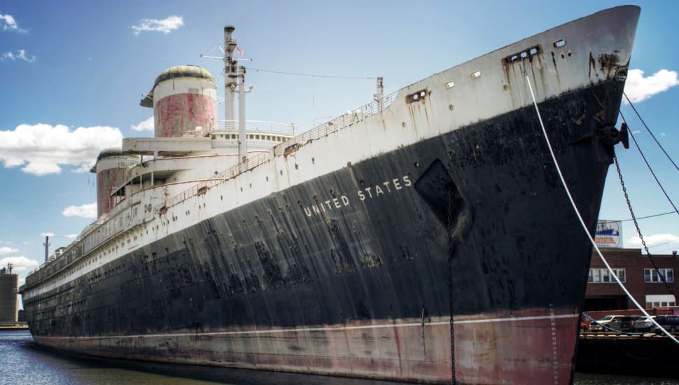 The SS United States cruise ship.