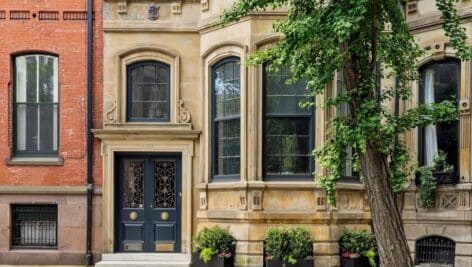 Exterior of Cadwalader Mansion in Rittenhouse Square.