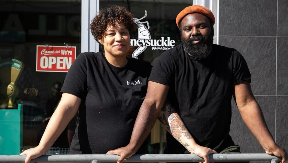 Cybille St. Aude-Tate and Omar Tate, husband and wife owners of Honeysuckle Provisions.