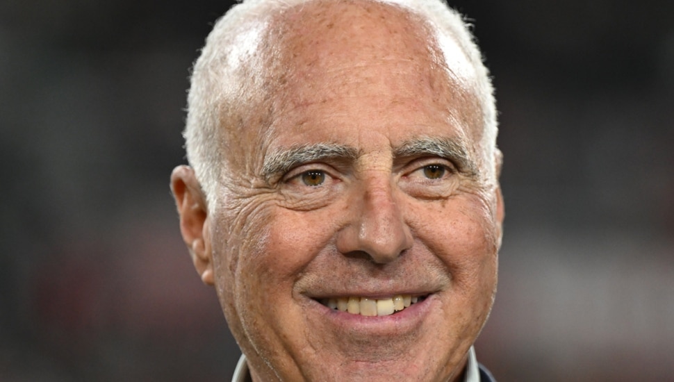 Jeffrey Lurie smiling.