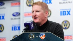 Philadelphia Union former manager Jim Curtin.