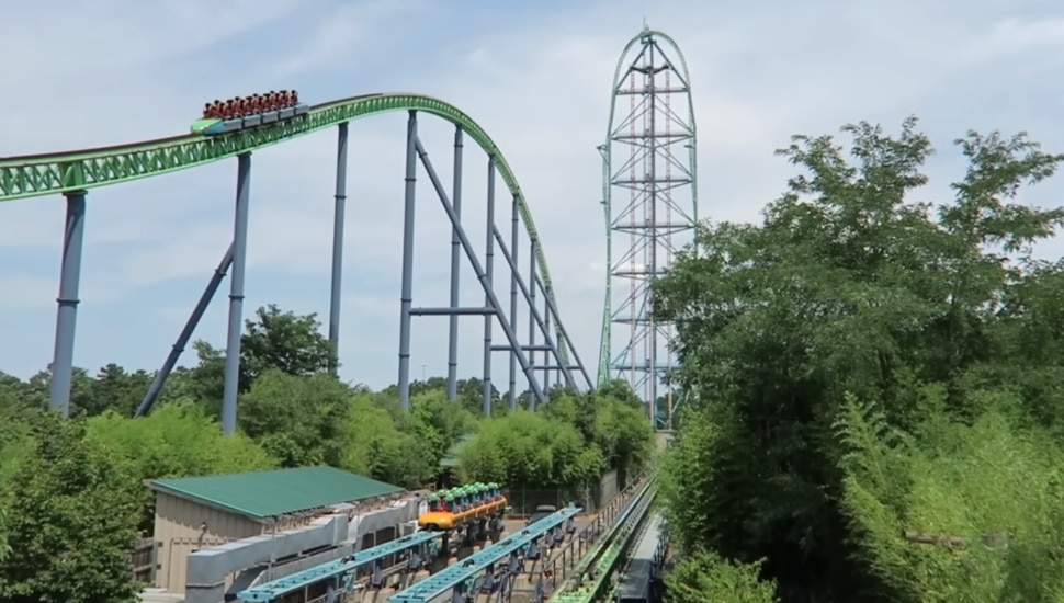 Kingda Ka Roller Coaster at Six Flags Great Adventure.