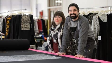 Nicole (left) and Jordan Haddad (right), owners of Lobo Mau.