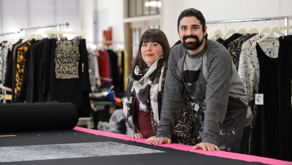 Nicole (left) and Jordan Haddad (right), owners of Lobo Mau.