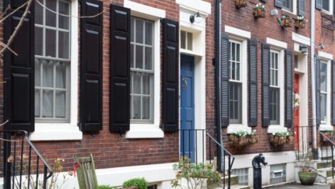 Homes in Center City Philadelphia.