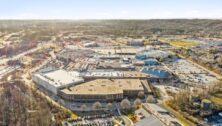 exton square mall aerial view