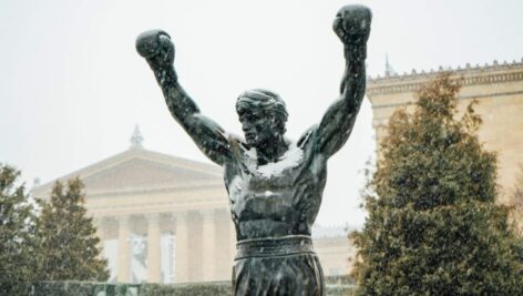 statue of Rocky Balboa