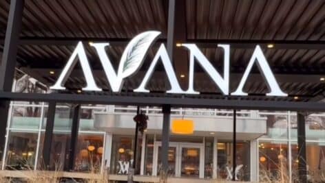 Exterior of Avana.