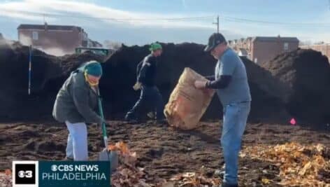 Volunteers in Northeast Philadelphia for Heroic Gardens.