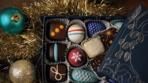 An assorted box of chocolates from Shane Confectionery.