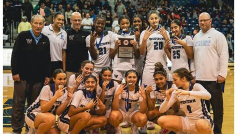 Westtown School girls' basketball team.