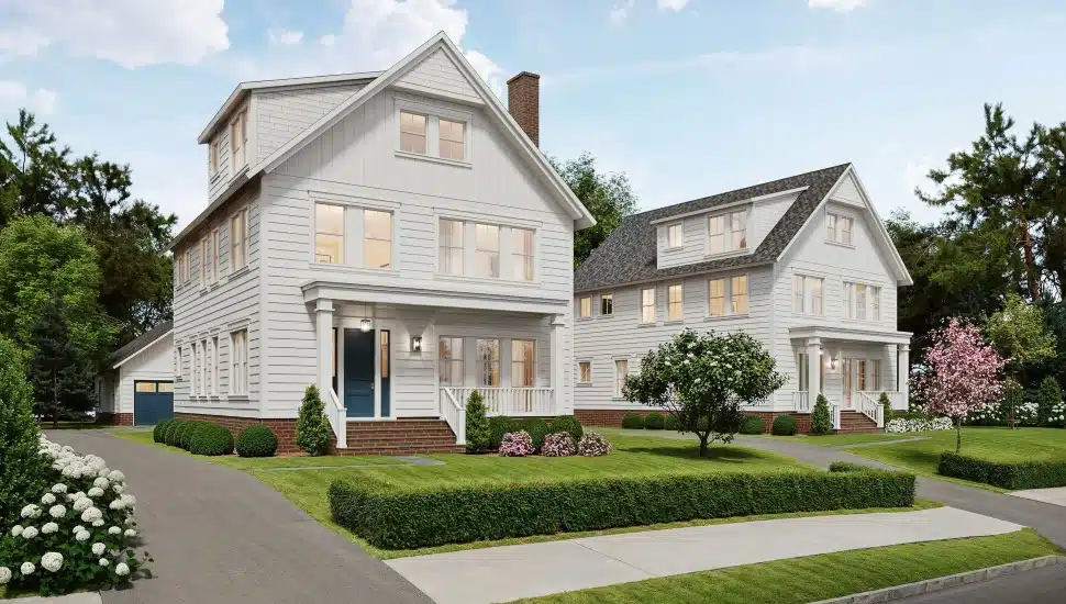 Exterior of 20 Pelham Road in Mount Airy.