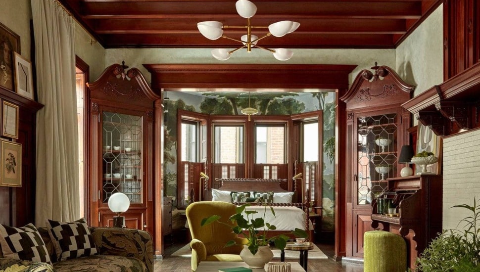 A room inside the Guild House Hotel.