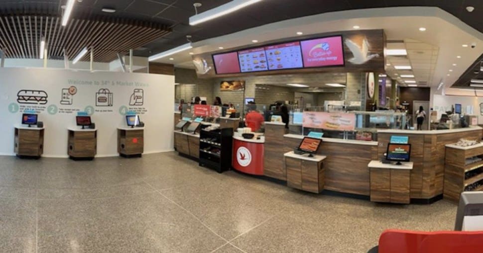 Wawa's all-digital store in University City.
