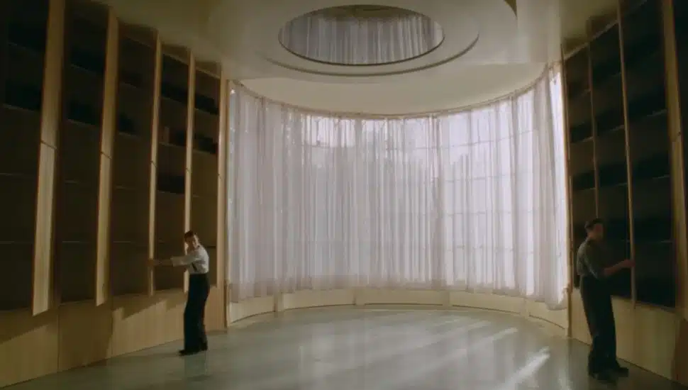 A scene from "The Brutalist".