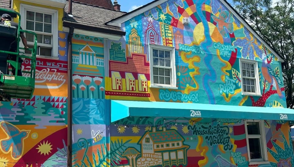 Exterior of Zsa's Ice Cream in Mount Airy.