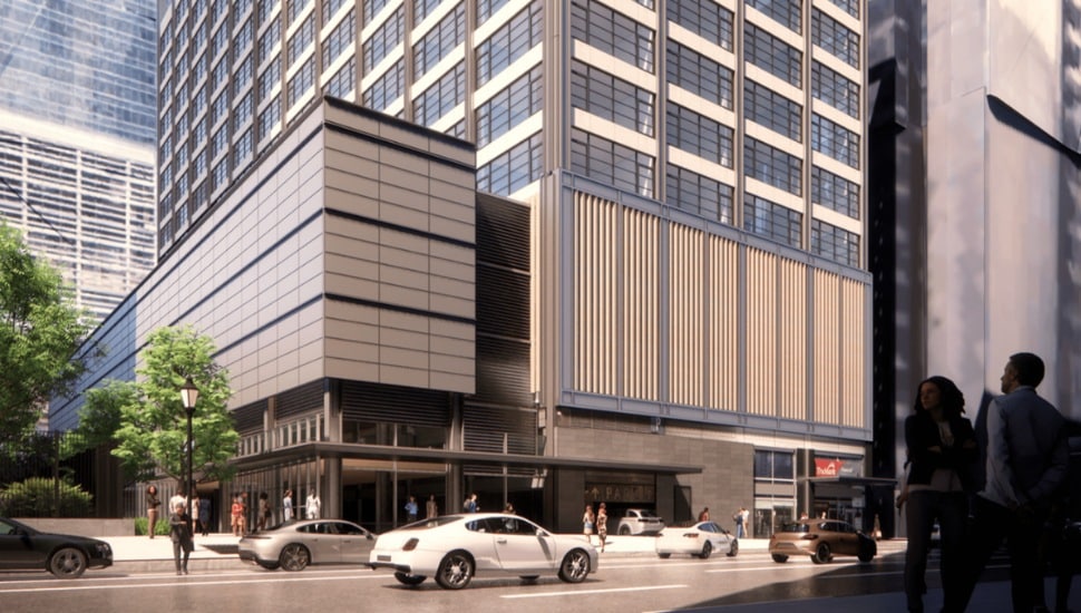Wide view of 1701 Market Street.