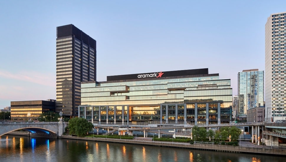 Aramark headquarters exterior in Philadelphia.